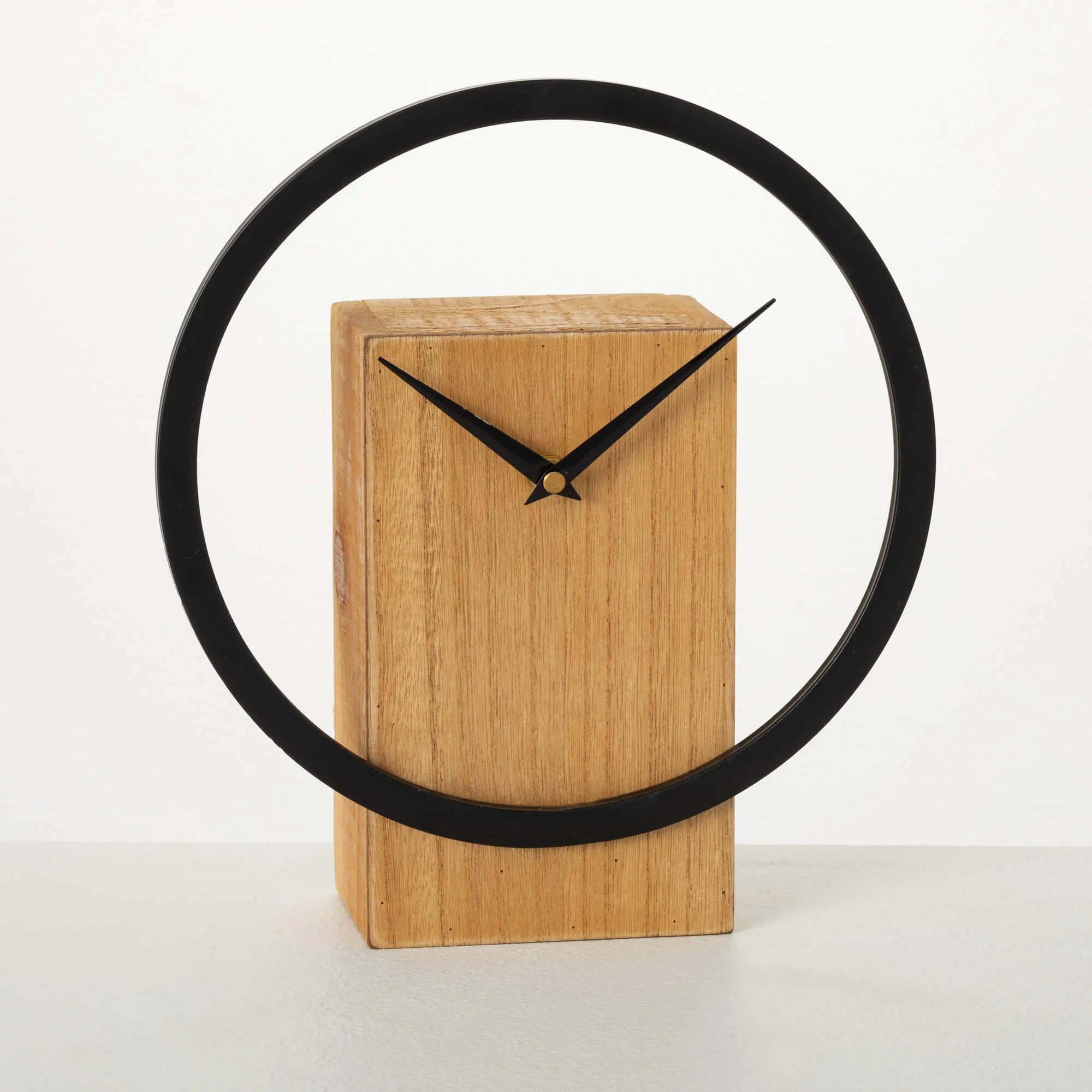 11" Ultra-Modern Ring Clock, Brown