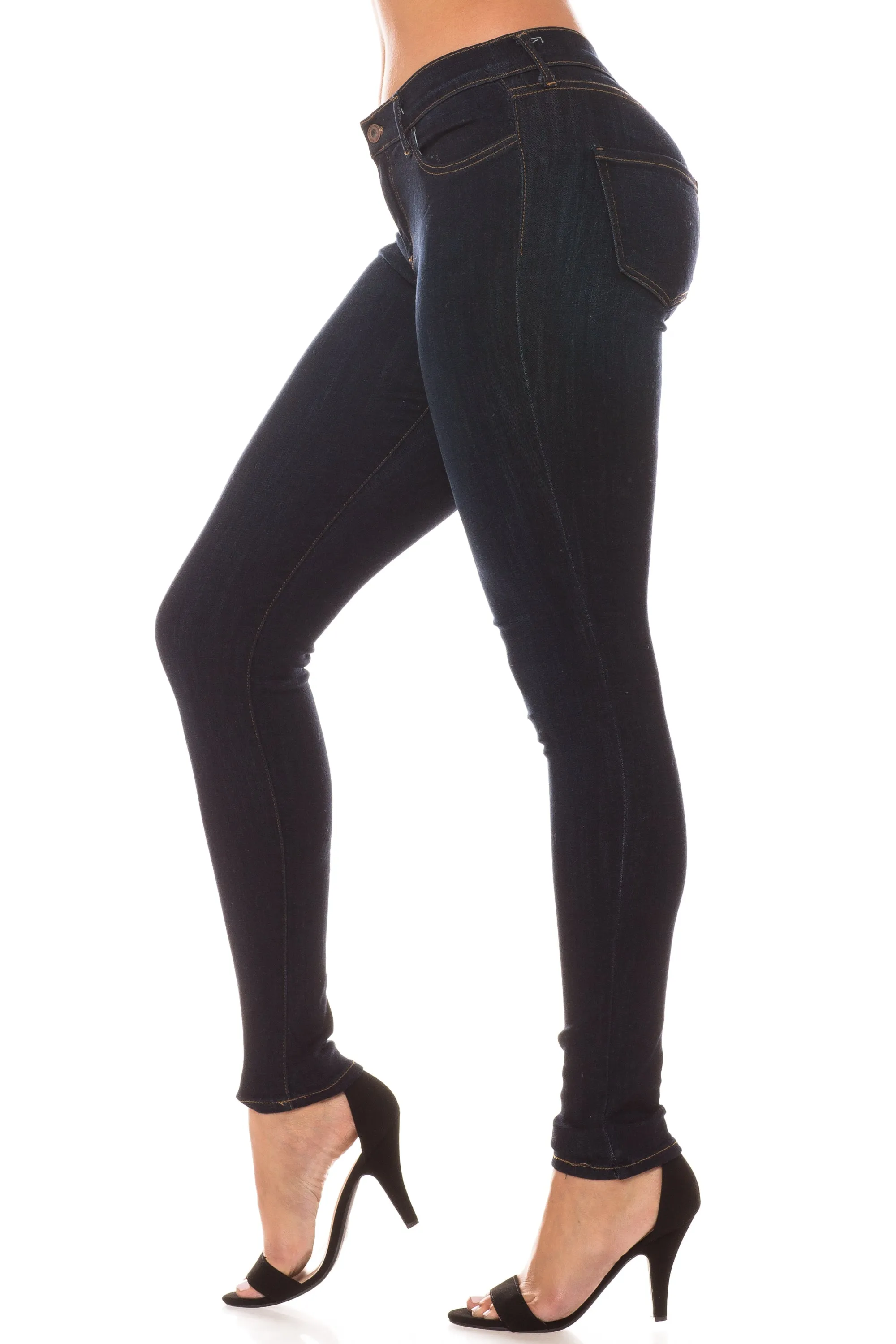 1267 Women's Mid Waisted Skinny Jeans