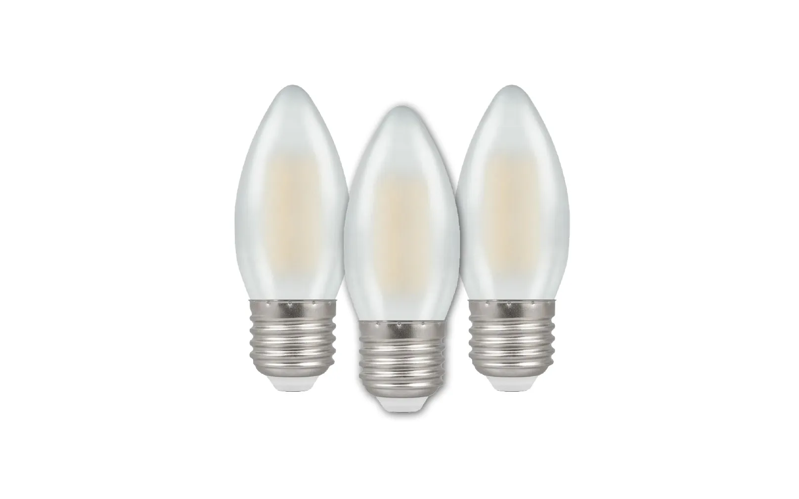 3* Crompton LED Filament Pearl 7192 Light Bulb - Included