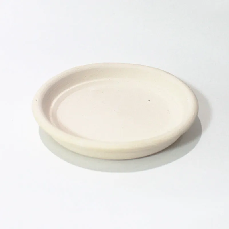 3'' White Clay Saucer