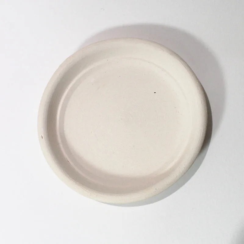 3'' White Clay Saucer