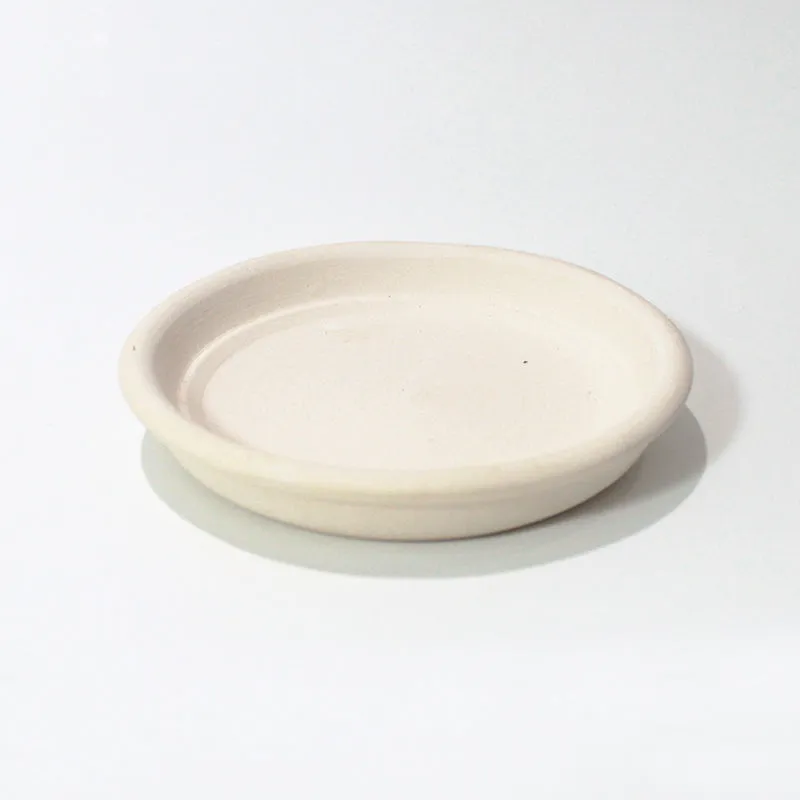 3'' White Clay Saucer