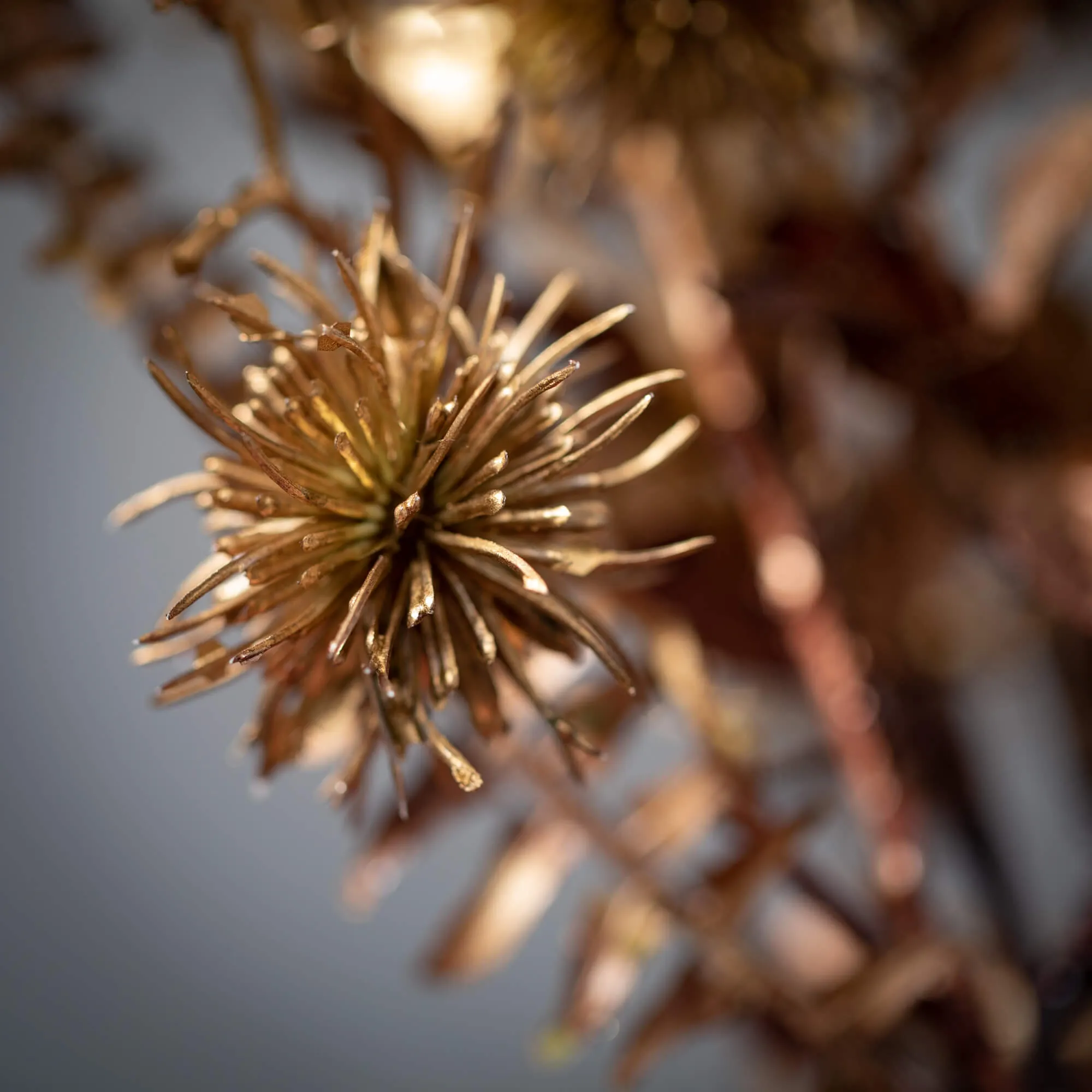 33"H Sullivans Burnished Gold Foliage Spray, Gold