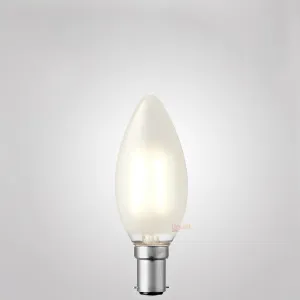 4W Candle LED Bulb B15 Frost in Natural White