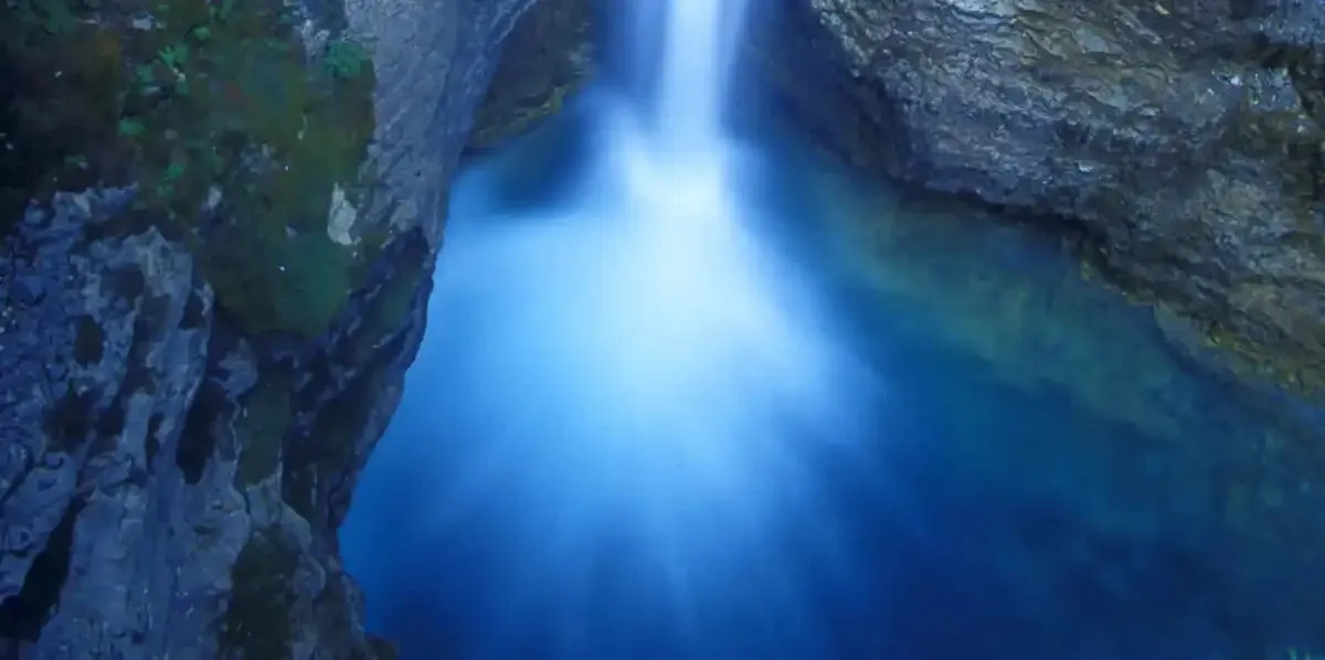 A Beautiful Waterfall Alberta Canada Wall Art