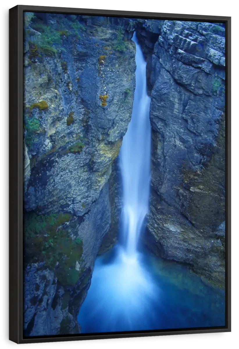 A Beautiful Waterfall Alberta Canada Wall Art