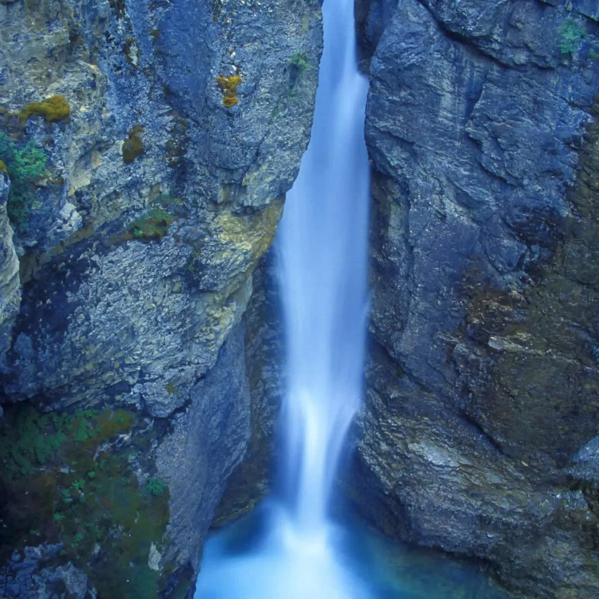 A Beautiful Waterfall Alberta Canada Wall Art