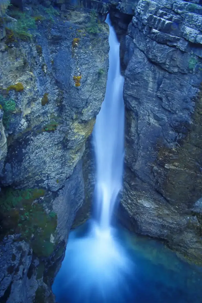 A Beautiful Waterfall Alberta Canada Wall Art