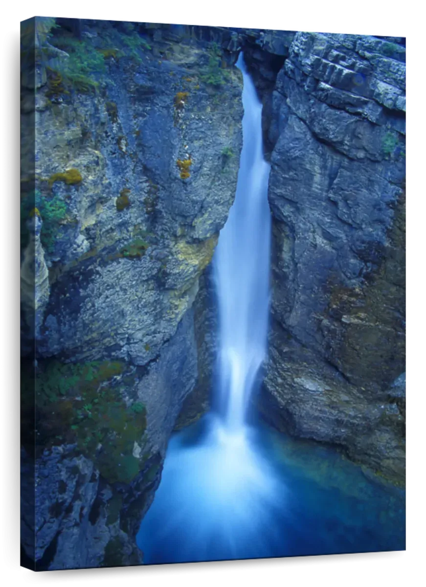 A Beautiful Waterfall Alberta Canada Wall Art