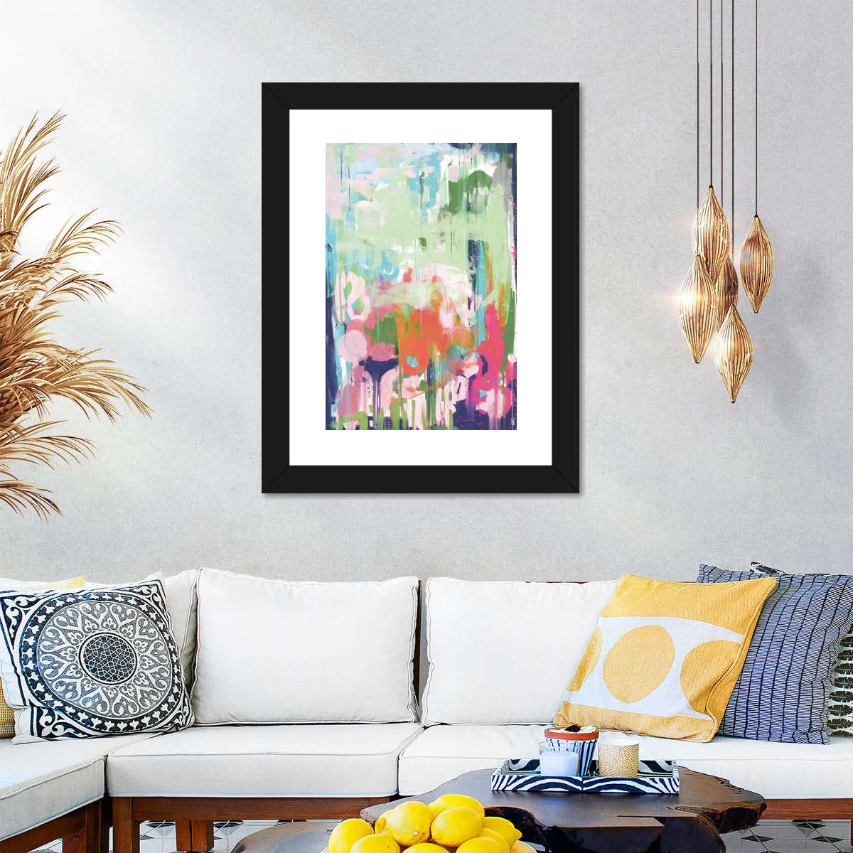 A Floral Abstract Wall Art