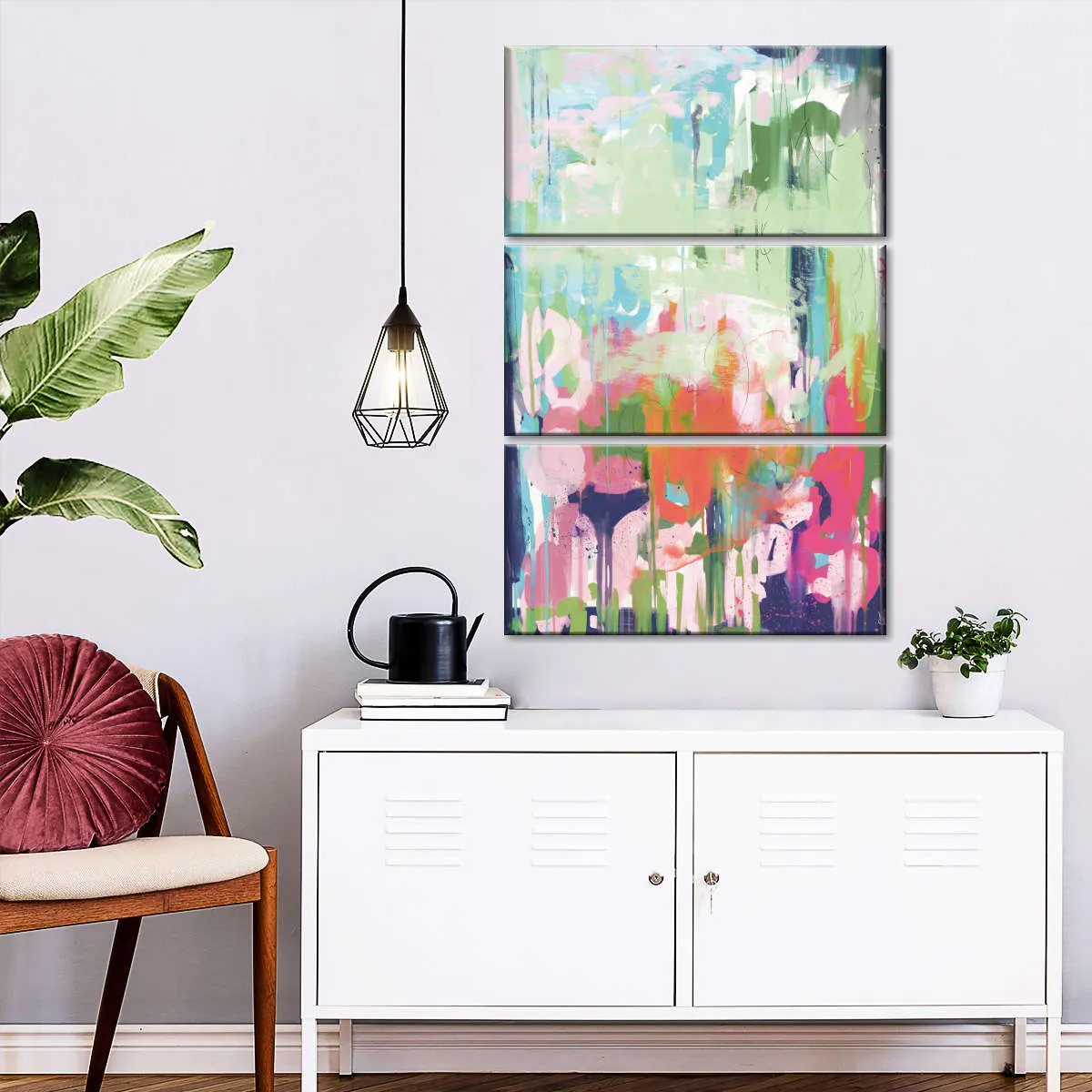 A Floral Abstract Wall Art