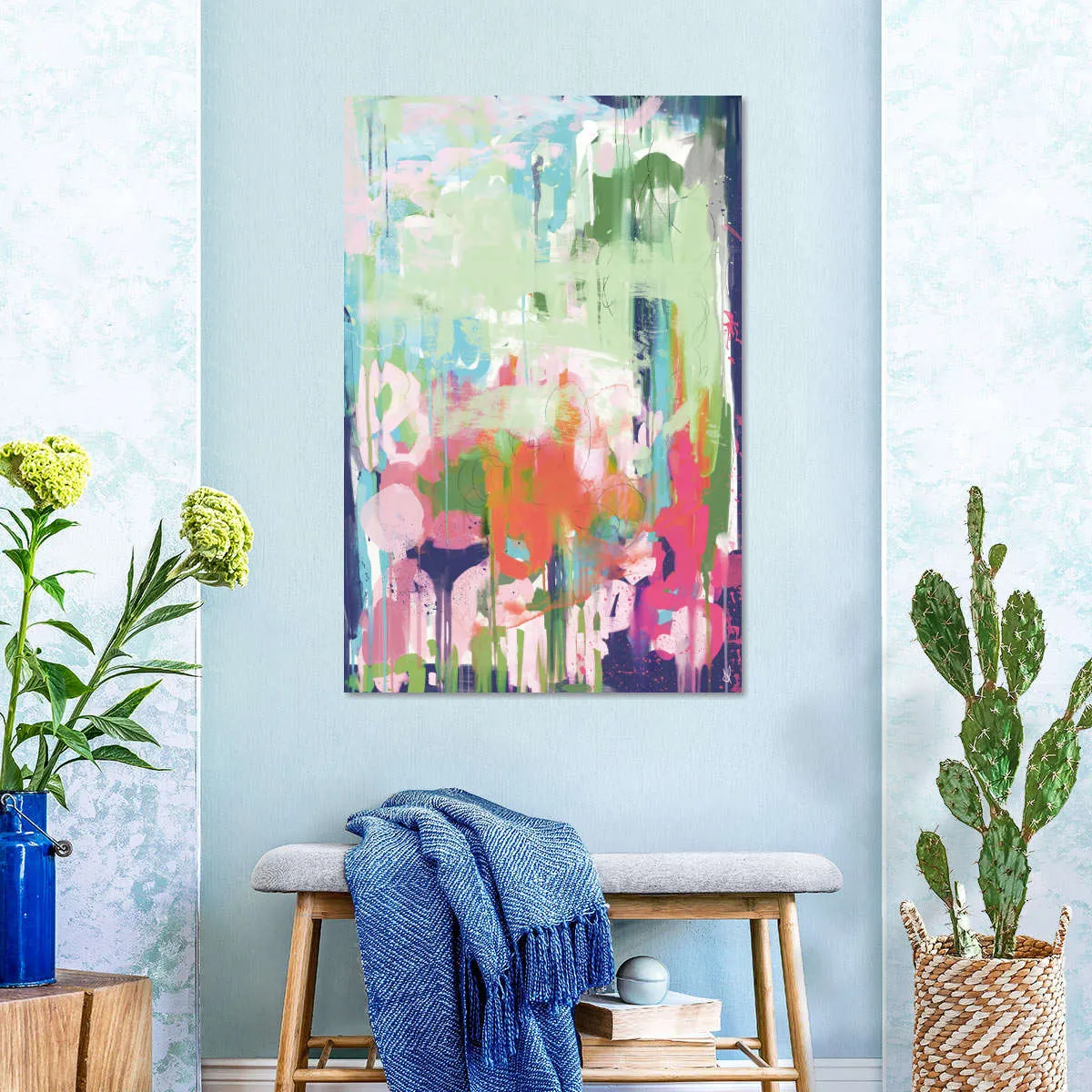 A Floral Abstract Wall Art