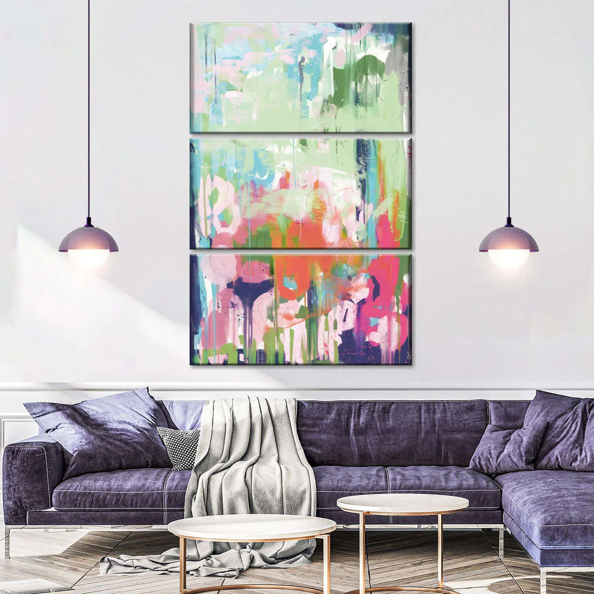 A Floral Abstract Wall Art