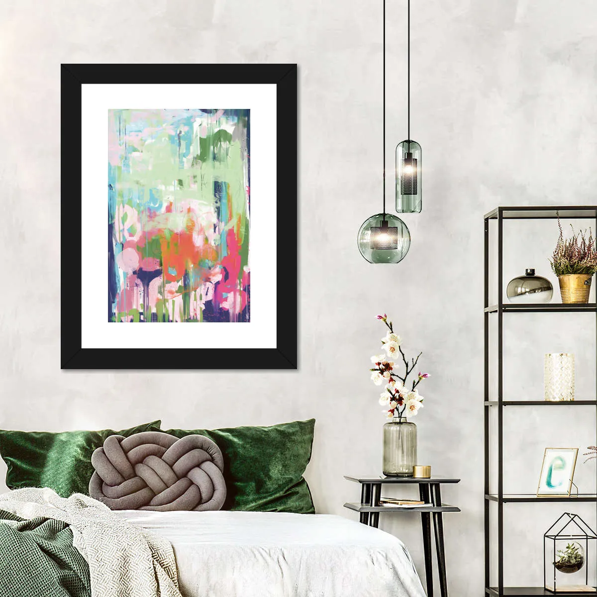 A Floral Abstract Wall Art