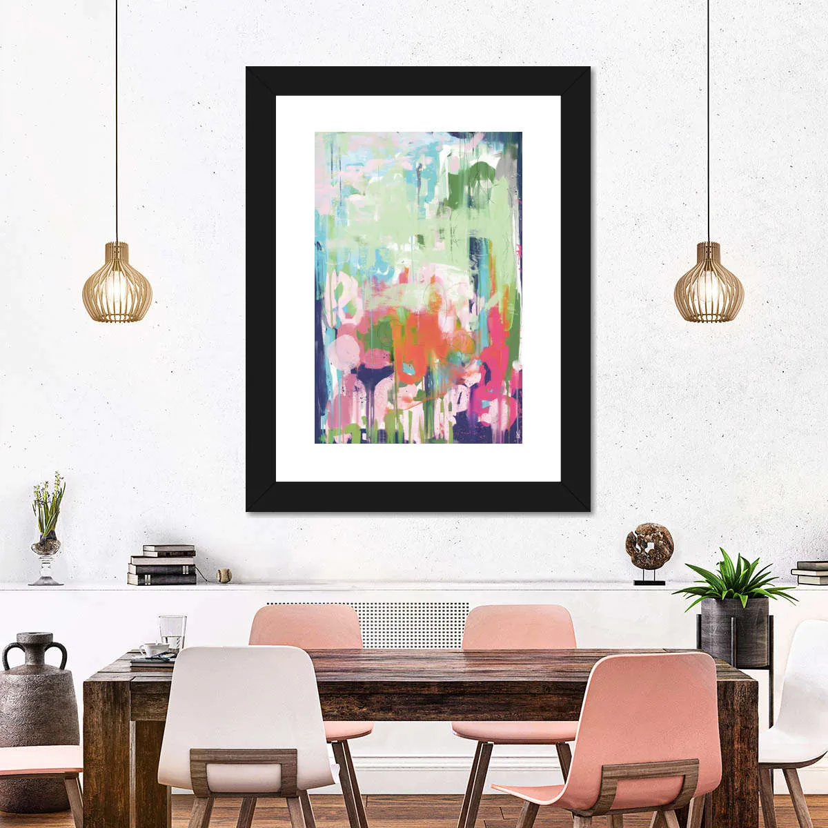 A Floral Abstract Wall Art