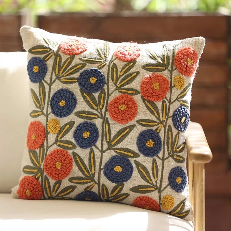 Aadhya Cotton Cushion Cover | 18 x 18 Inches