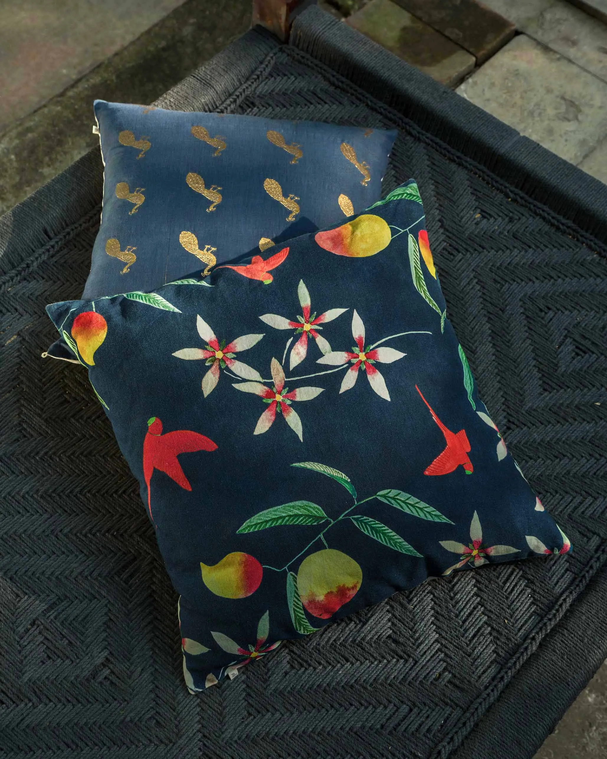 Aamras Cushion Cover - Blue