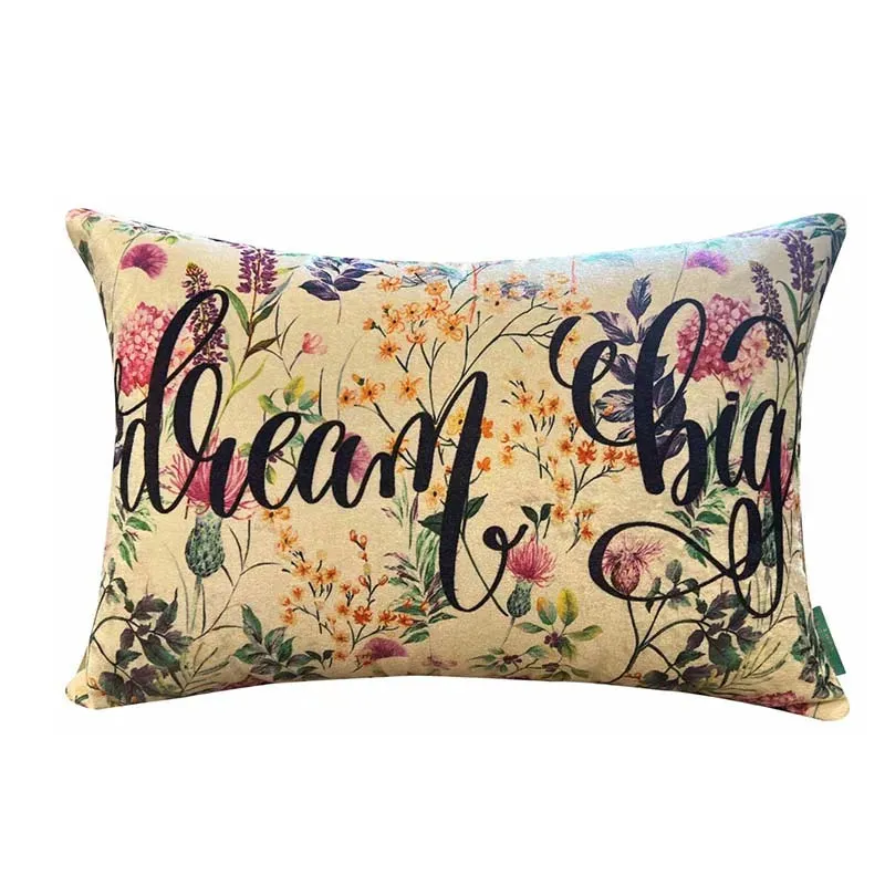 Alba Dream Velvet Cushion Cover | 12 x 18 inches