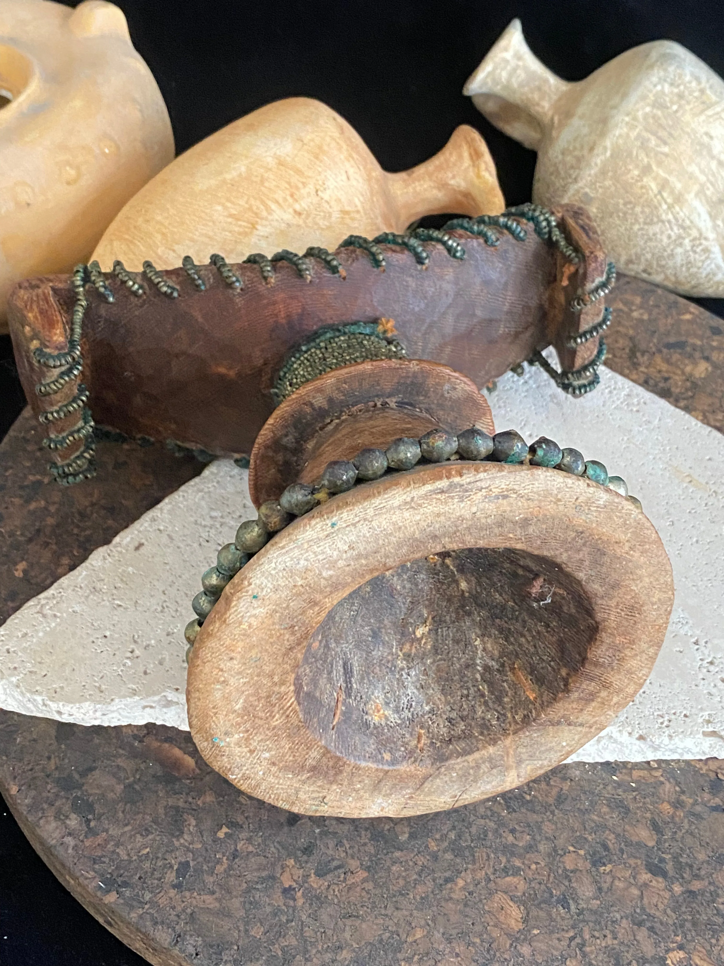 Antique Oromo Ethiopian Wood Headrest