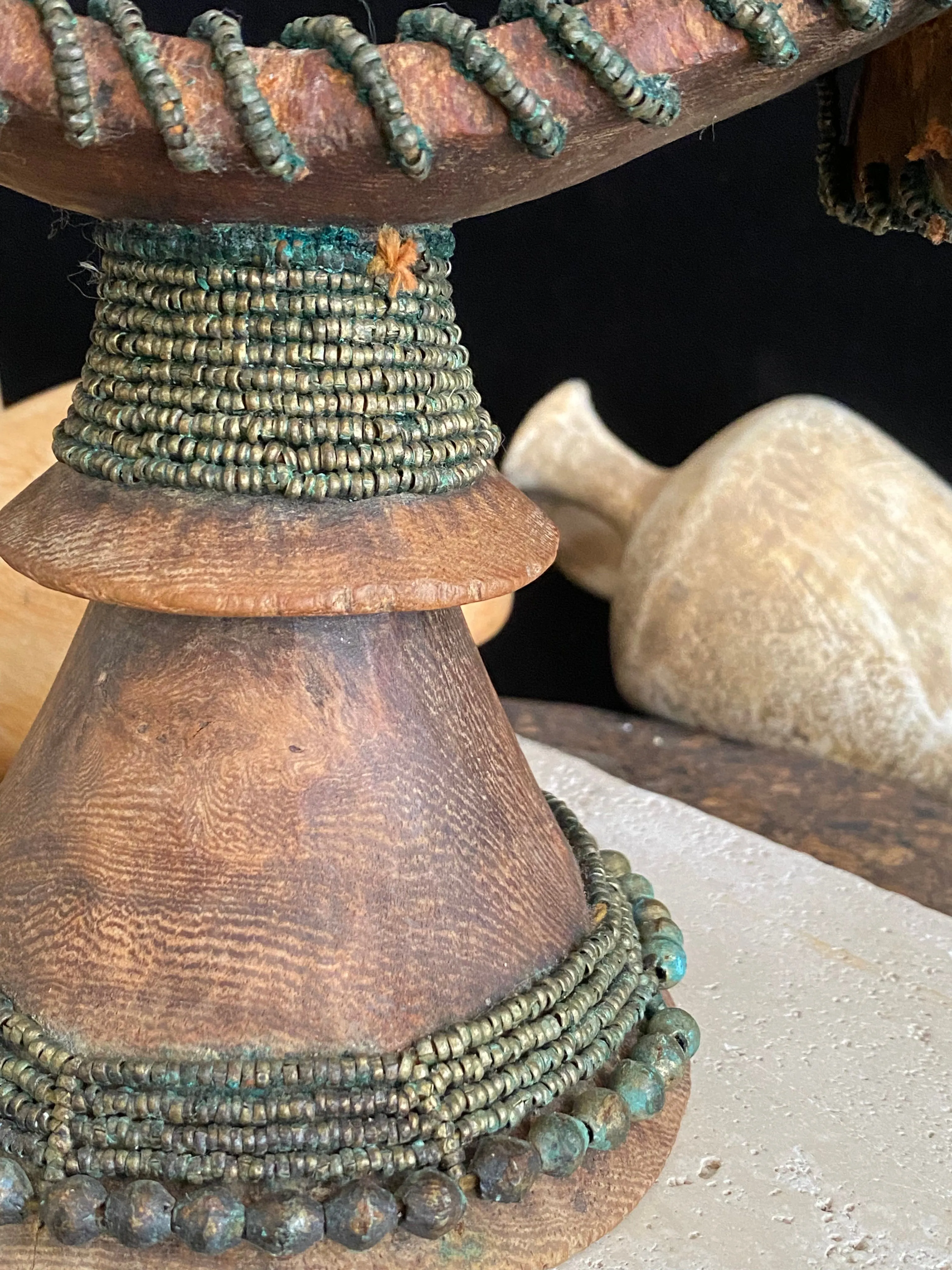 Antique Oromo Ethiopian Wood Headrest