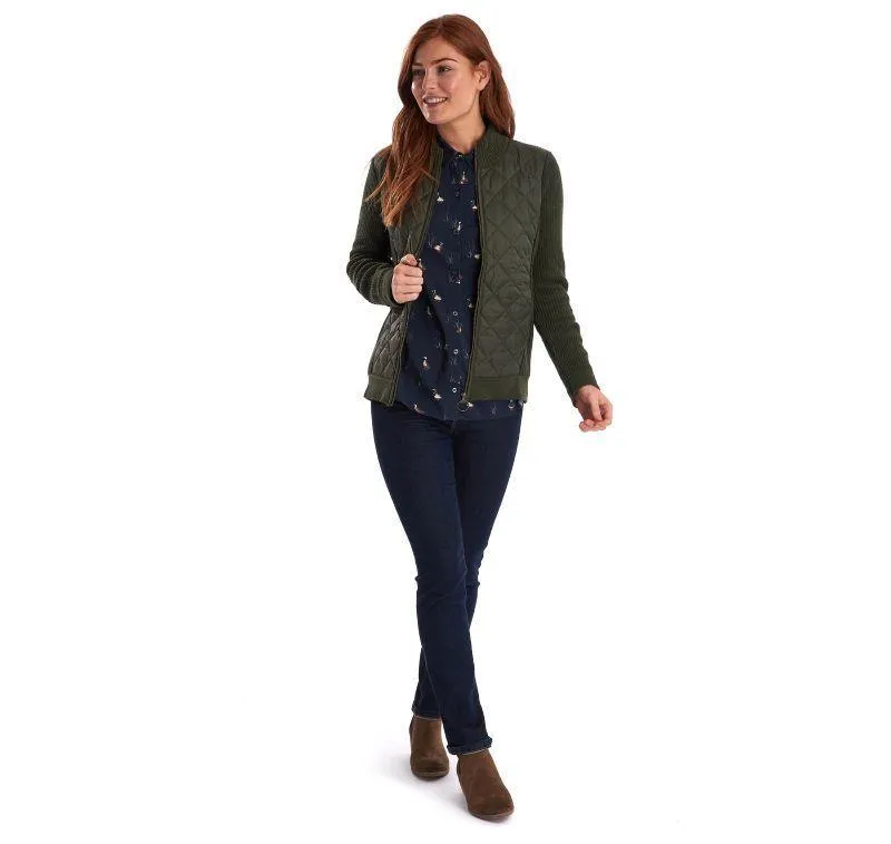 Barbour Brecon Duck Print Ladies Shirt - Navy