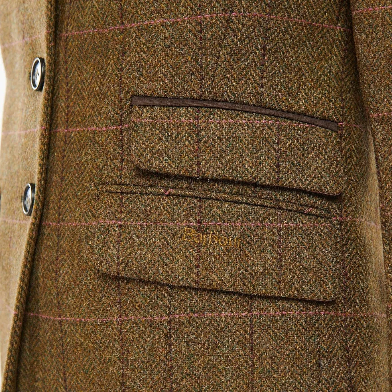 Barbour Tweed jacket Robinson ladies Tweed jacket in Olive LTA0111OL52