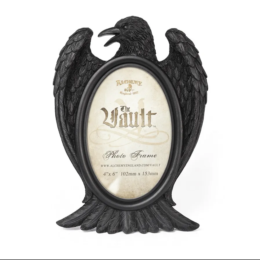 Black Raven Photo Frame