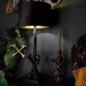 Blackened Baroque Spine Lamp By The Blackened Teeth