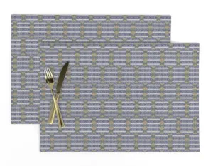 Bluebonnet No. 5 Set of 2 Placemats and 2 Dinner Napkins