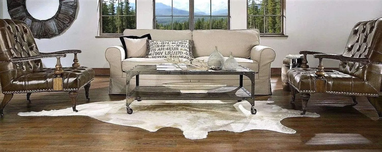 Brazilian Champagne Cowhide Rugs