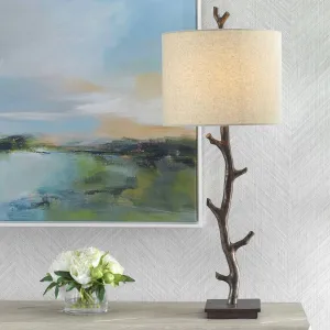 Bronzed Branch Lamp