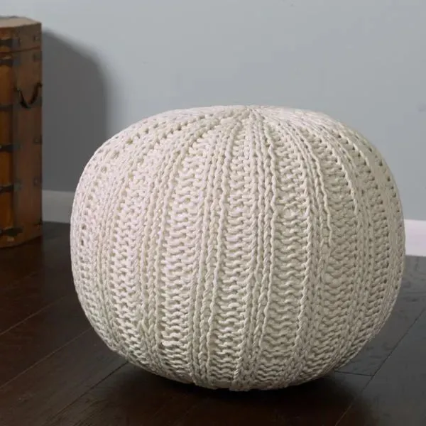 Celtic 08124BON Bone Pouf