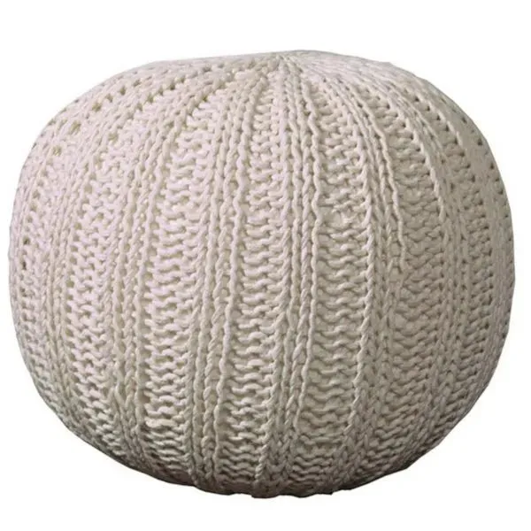 Celtic 08124BON Bone Pouf