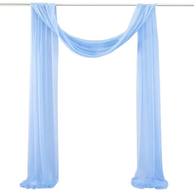 Chiffon Fabric Drapes - 6/10 Meters for Wedding Arch, Ceremony, and Reception Decorations