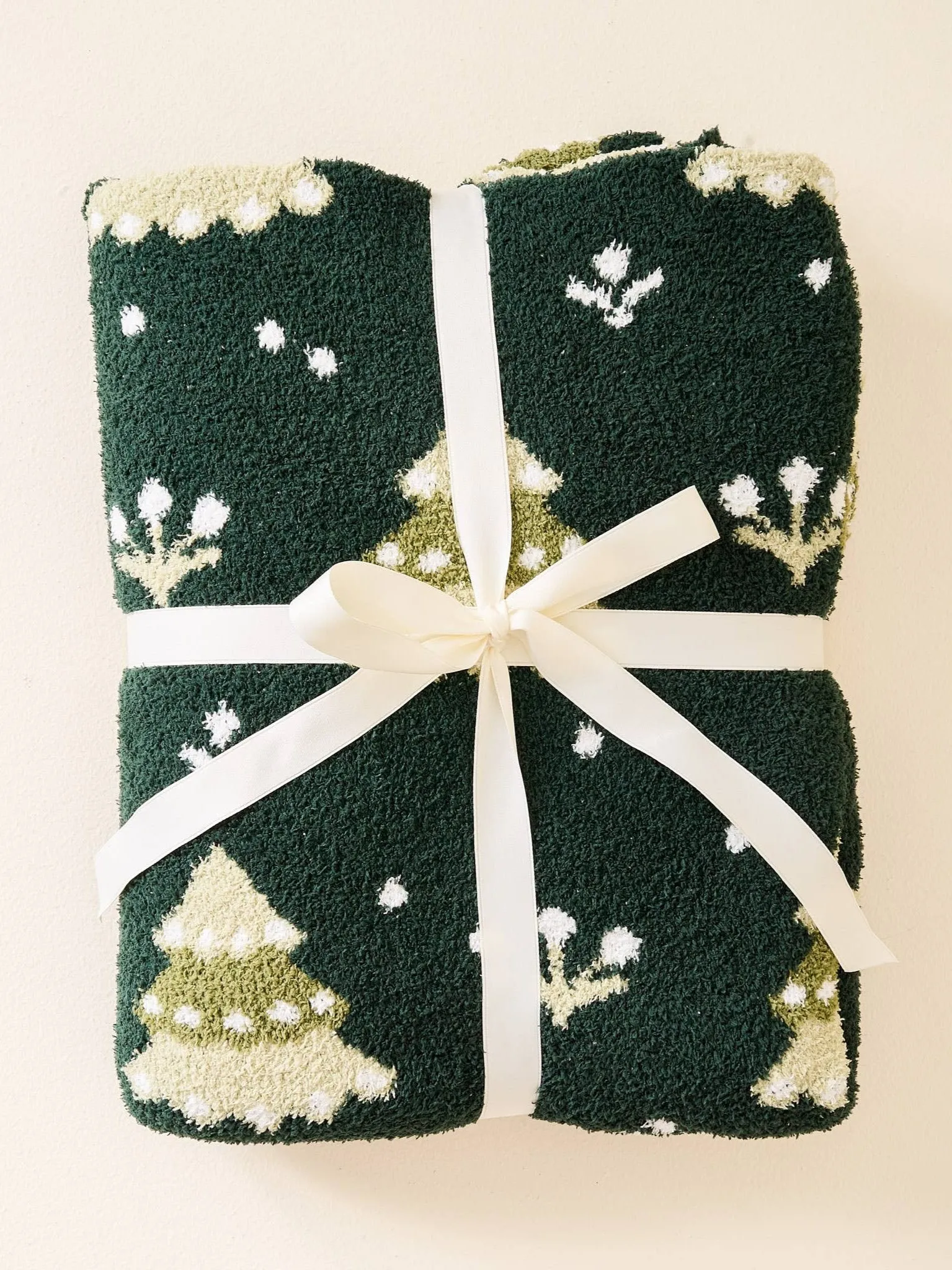 Cozy Dreams Luxe Blanket-Christmas Trees