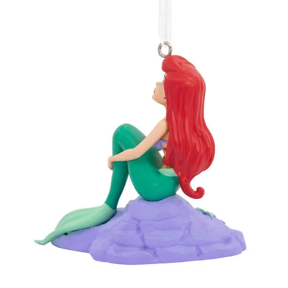 Disney The Little Mermaid Ariel on Rock Hallmark Ornament