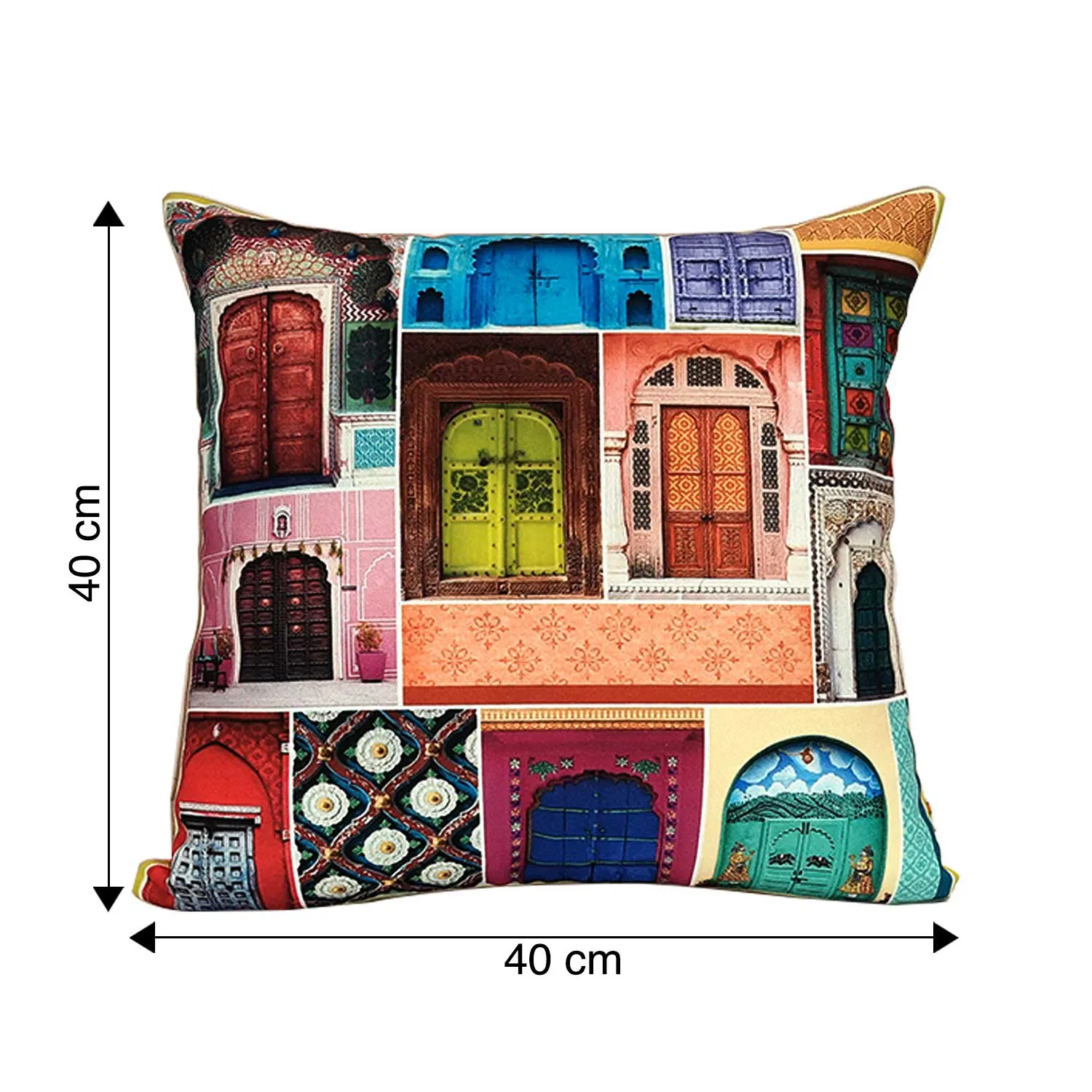 Dwaar Canvas Cushion Covers - 16 in x 16 in - Set of 2