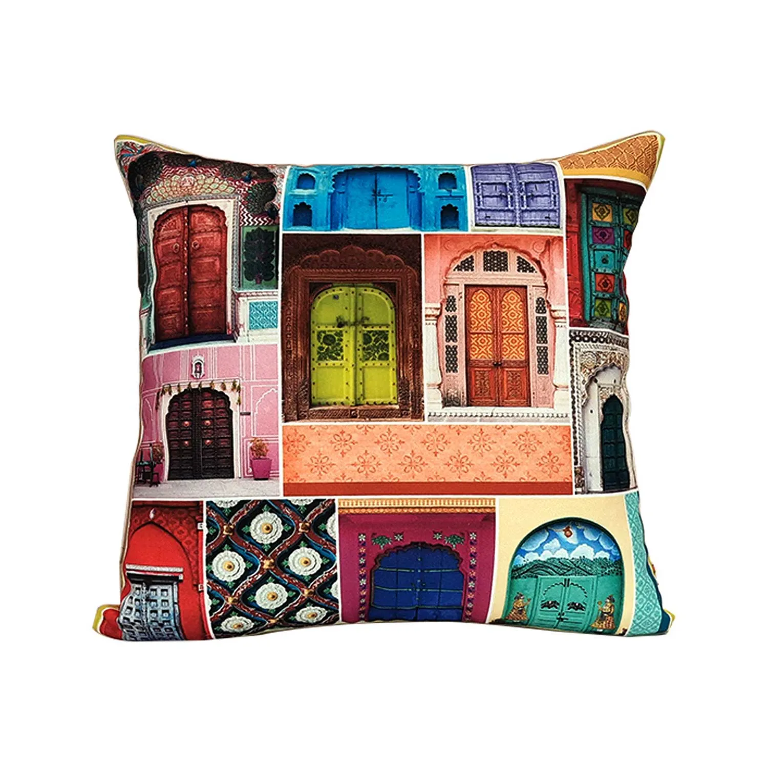 Dwaar Canvas Cushion Covers - 16 in x 16 in - Set of 2