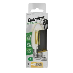 Energizer CANDLE E27 LED Bulb - 2.2w - 2700K- 470lm