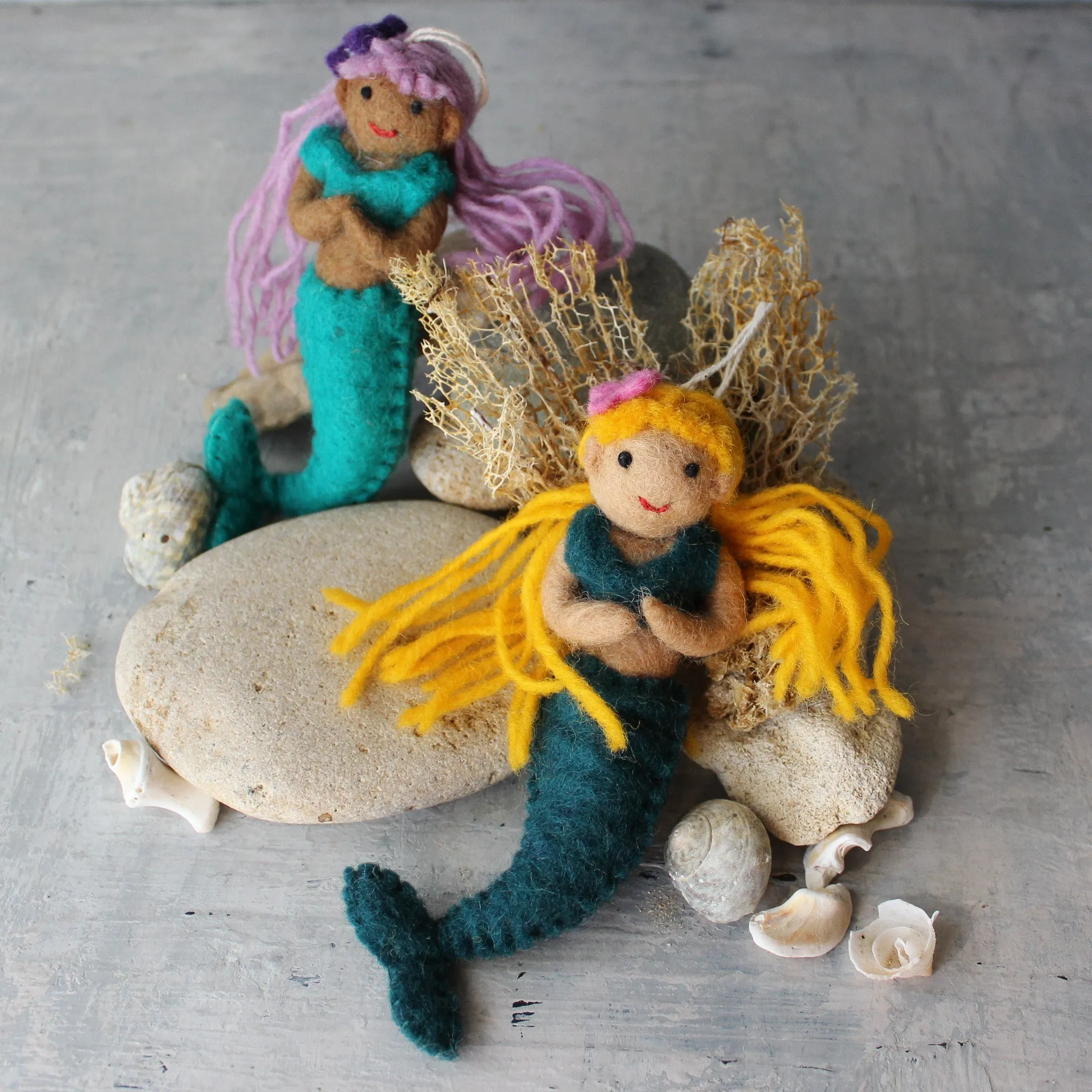 Felt Coral Mermaids