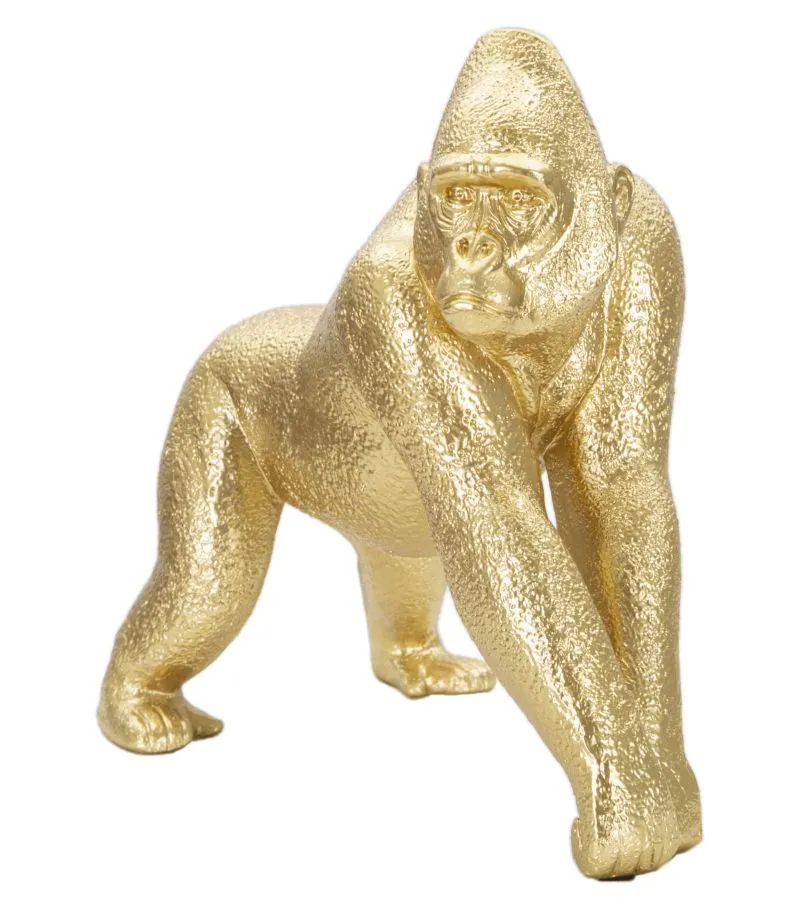 Gold Gorilla Statue ( Modern Decoration)