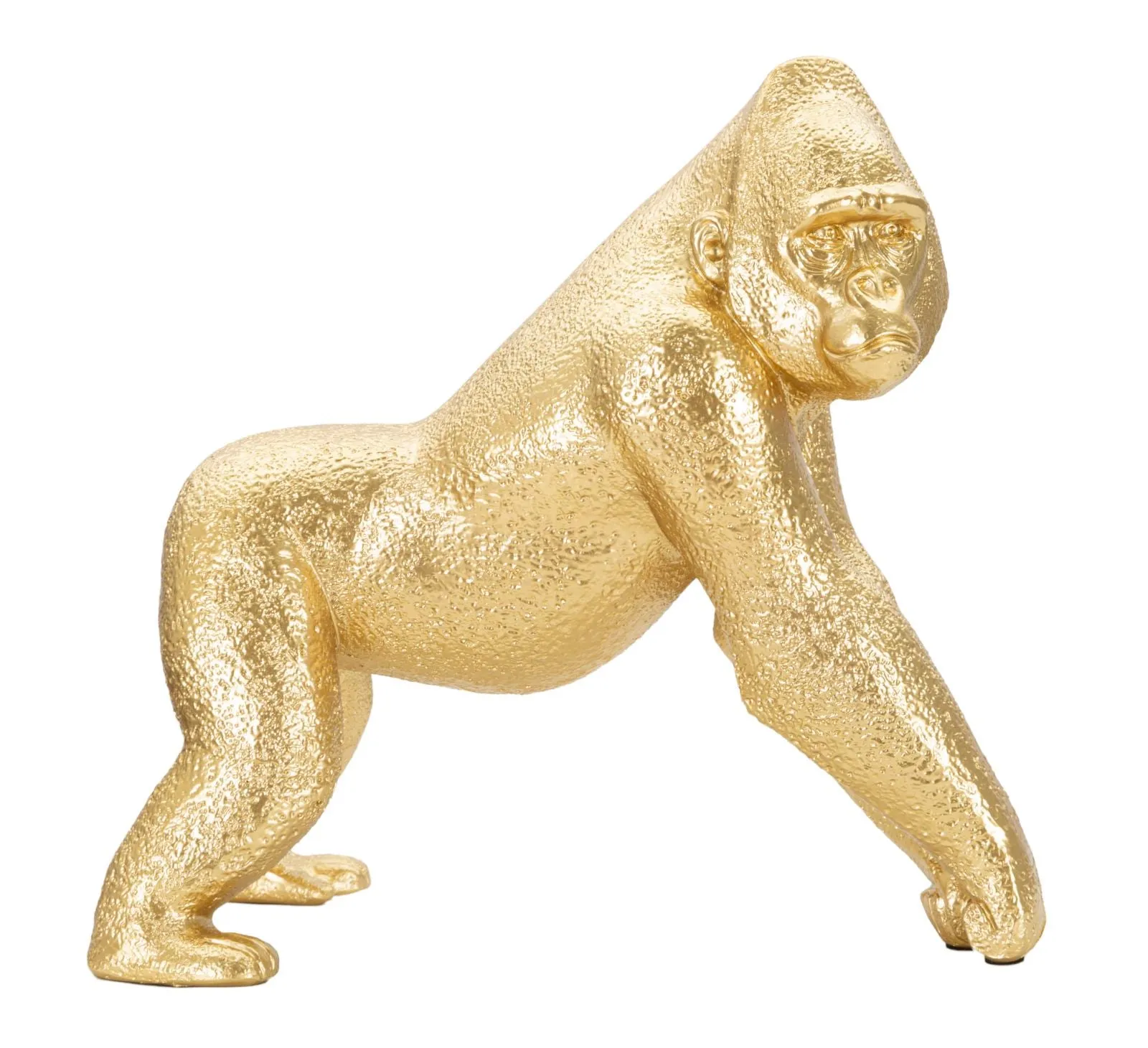 Gold Gorilla Statue ( Modern Decoration)