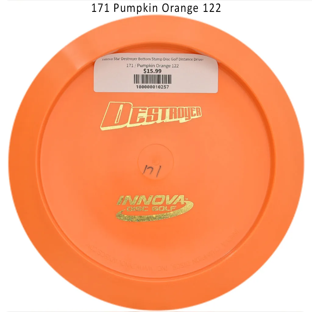 Innova Star Destroyer Bottom Stamp Disc Golf Distance Driver