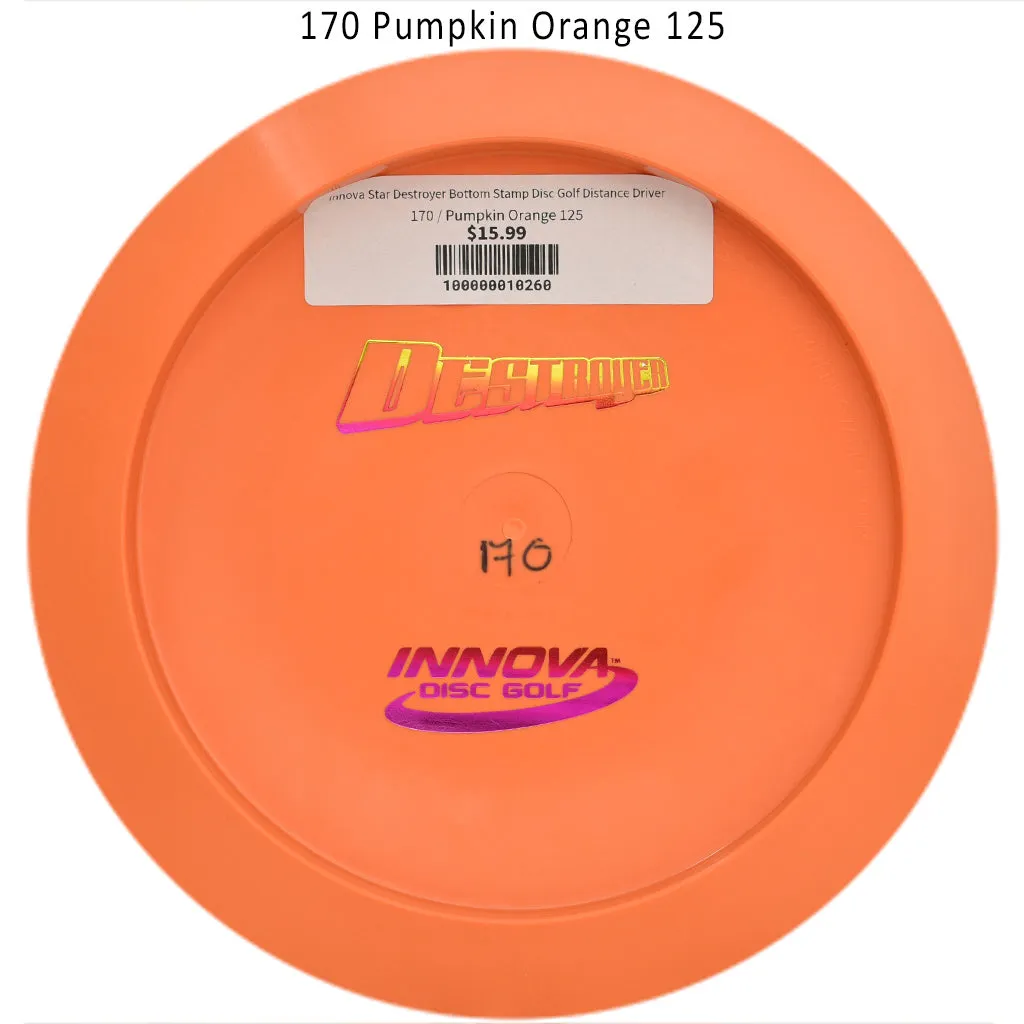 Innova Star Destroyer Bottom Stamp Disc Golf Distance Driver