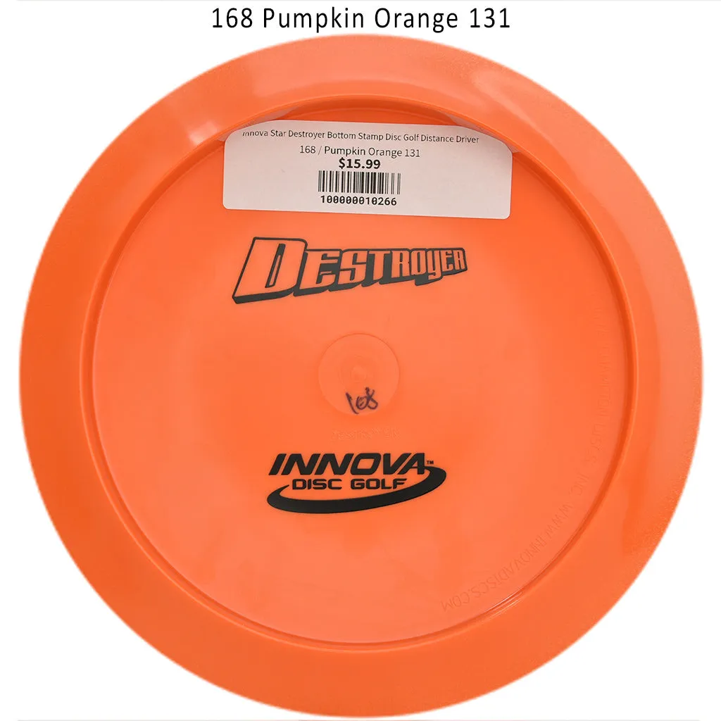 Innova Star Destroyer Bottom Stamp Disc Golf Distance Driver