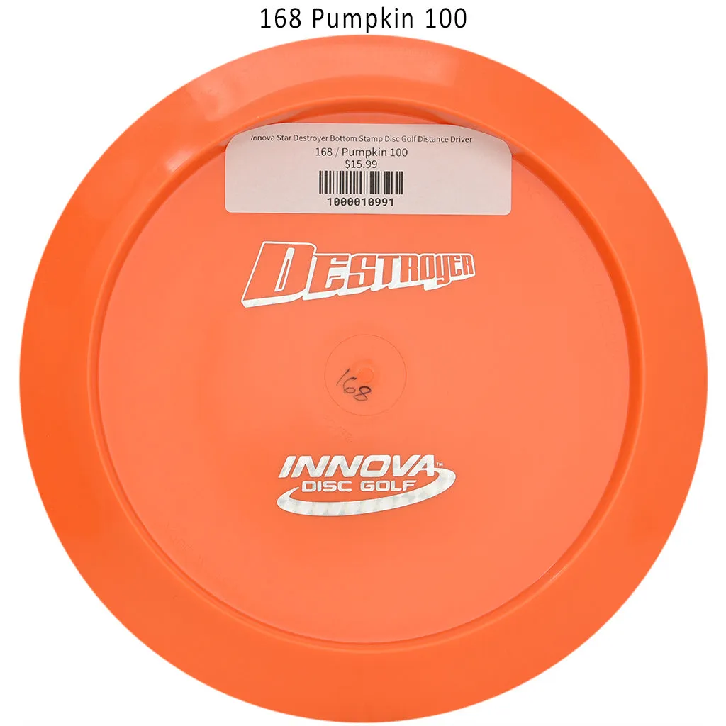 Innova Star Destroyer Bottom Stamp Disc Golf Distance Driver