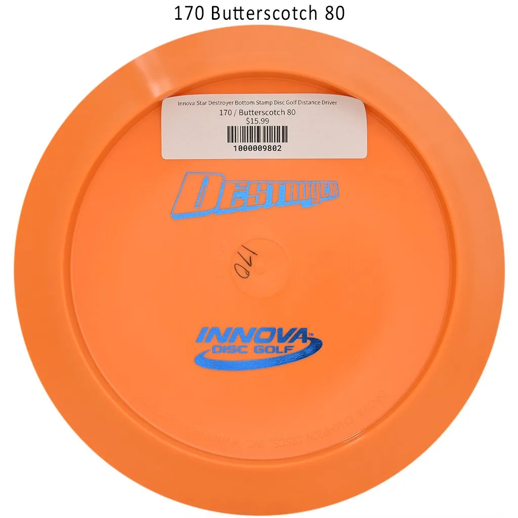 Innova Star Destroyer Bottom Stamp Disc Golf Distance Driver