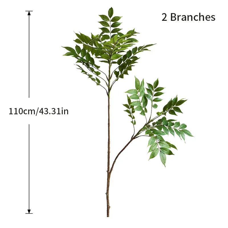 Large Artificial Tree Green Leaves Plant For Modern Interior Design Faux House Plant For Living Room Dining Room Home Office Decor 76-140cm