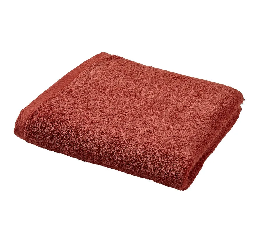 London 600GSM Egyptian Combed Cotton Bath Towel Range Brandy