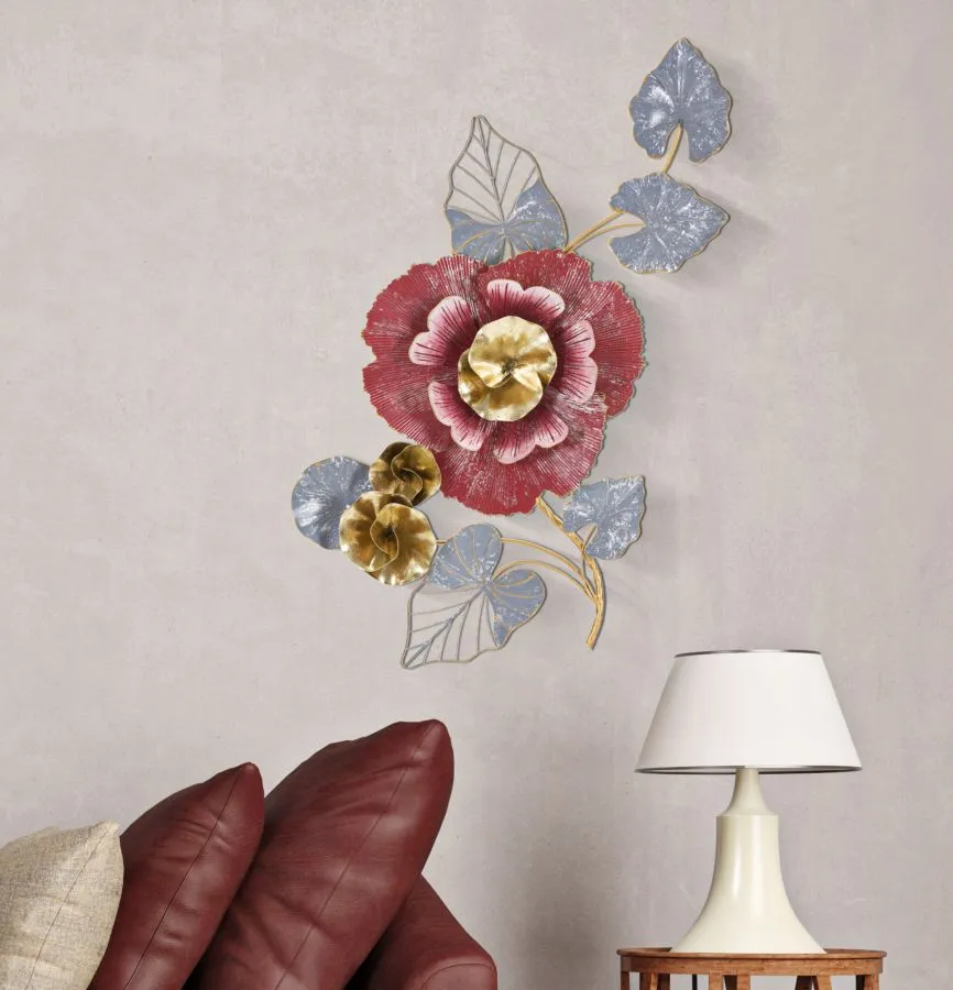 Metal Flower Wall Decor